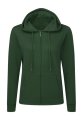 Dames Hooded Sweaters full zip SG29F bottle green